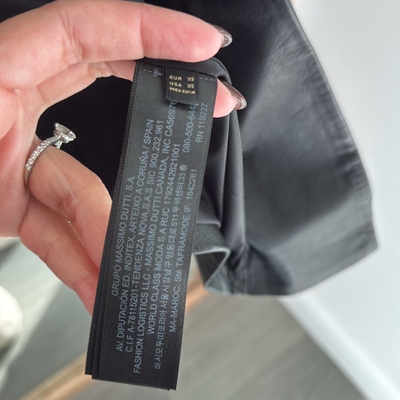 Massimo Dutti Leather Blazer - Picture 10 of 14